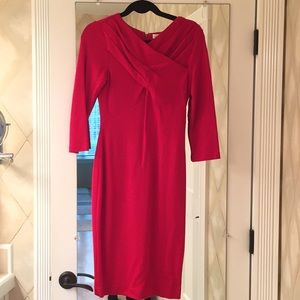 Holiday Red knit dress